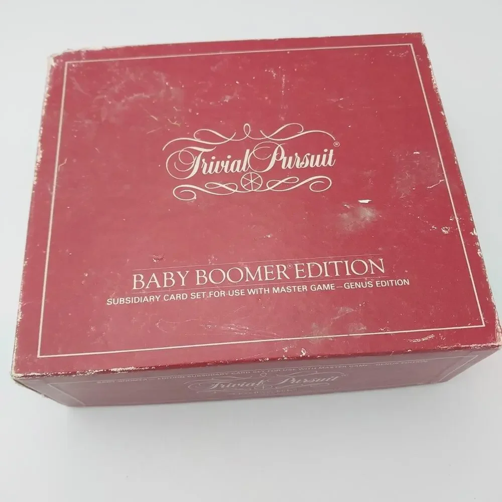 Trivial Pursuit‎ Baby Boomer Subsidiary Card Set Genus Edition 1983, Vintage HTF